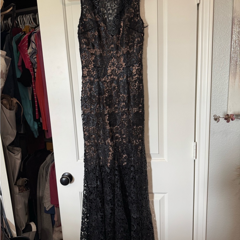 Dress the Population Black Lace Dress